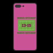 Coque  Iphone 8 Plus PREMIUM Bonus Offensif-Défensif Rose
