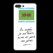 Coque  Iphone 8 Plus PREMIUM Les potes Bonus offensif-défensif Blanc