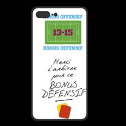 Coque  Iphone 8 Plus PREMIUM Merci l'arbitre Bonus offensif-défensif Blanc