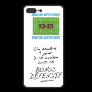 Coque  Iphone 8 Plus PREMIUM 1 point bonus offensif-défensif Blanc