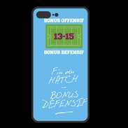 Coque  Iphone 8 Plus PREMIUM Fin de match Bonus offensif-défensif Bleu