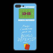 Coque  Iphone 8 Plus PREMIUM Merci l'arbitre Bonus offensif-défensif Bleu