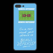 Coque  Iphone 8 Plus PREMIUM Obtenir le Bonus offensif-défensif Bleu