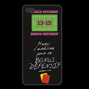 Coque  Iphone 8 Plus PREMIUM Merci l'arbitre Bonus offensif-défensif Noir