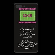 Coque  Iphone 8 Plus PREMIUM 1 point bonus offensif-défensif Noir