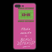 Coque  Iphone 8 Plus PREMIUM Mêlée relevée Bonus offensif-défensif Rose