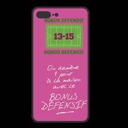 Coque  Iphone 8 Plus PREMIUM 1 point bonus offensif-défensif Rose