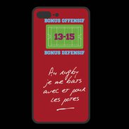Coque  Iphone 8 Plus PREMIUM Les potes Bonus offensif-défensif Rouge