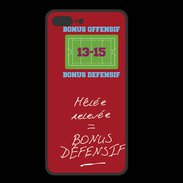 Coque  Iphone 8 Plus PREMIUM Mêlée relevée Bonus offensif-défensif Rouge