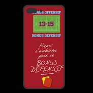 Coque  Iphone 8 Plus PREMIUM Merci l'arbitre Bonus offensif-défensif Rouge