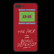 Coque  Iphone 8 Plus PREMIUM The pack Bonus offensif-défensif Rouge