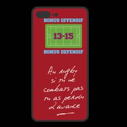 Coque  Iphone 8 Plus PREMIUM Le combat Bonus offensif-défensif Rouge