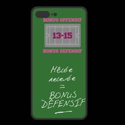 Coque  Iphone 8 Plus PREMIUM Mêlée relevée Bonus offensif-défensif Vert