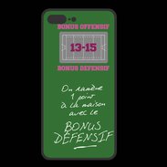 Coque  Iphone 8 Plus PREMIUM 1 point bonus offensif-défensif Vert