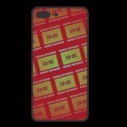 Coque  Iphone 8 Plus PREMIUM Dégradé Bonus Offensif-défensif Rouge