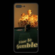 Coque  Iphone 8 Plus PREMIUM Poker flamme