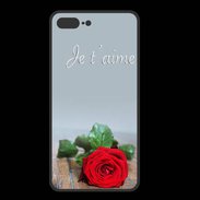 Coque  Iphone 8 Plus PREMIUM Belle rose PR