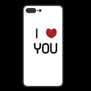 Coque  Iphone 8 Plus PREMIUM I love you