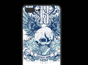 Coque  Iphone 8 Plus PREMIUM Tête de mort Lucky One 13