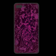 Coque  Iphone 8 Plus PREMIUM Skull and bones Rose
