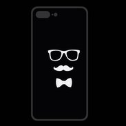Coque  Iphone 8 Plus PREMIUM moustache & noeud 1