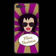 Coque  Iphone 8 Plus PREMIUM Miss business Brune