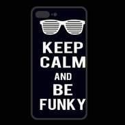 Coque  Iphone 8 Plus PREMIUM Keep Calm Funky Noir