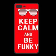 Coque  Iphone 8 Plus PREMIUM Keep Calm Funky Rouge