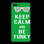 Coque  Iphone 8 Plus PREMIUM Keep Calm Funky Vert