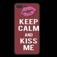 Coque  Iphone 8 Plus PREMIUM Keep calm Girl Brique