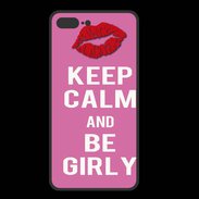 Coque  Iphone 8 Plus PREMIUM Keep Calm Girly Rose