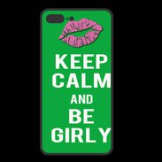 Coque  Iphone 8 Plus PREMIUM Keep Calm Girly Vert