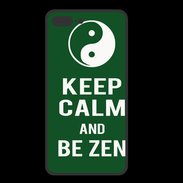 Coque  Iphone 8 Plus PREMIUM Keep Calm Be Zen Vert
