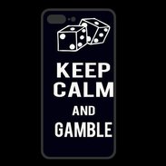 Coque  Iphone 8 Plus PREMIUM Keep Calm Gamble Noir