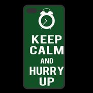 Coque  Iphone 8 Plus PREMIUM Keep Calm Hurry up Vert