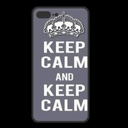 Coque  Iphone 8 Plus PREMIUM Keep Calm Gris