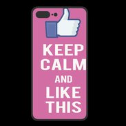 Coque  Iphone 8 Plus PREMIUM Keep Calm Like This Rose