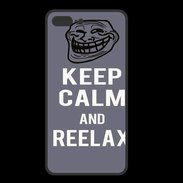 Coque  Iphone 8 Plus PREMIUM Keep Calm Reelax Gris