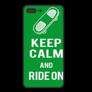 Coque  Iphone 8 Plus PREMIUM Keep Calm Ride on Vert