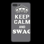 Coque  Iphone 8 Plus PREMIUM Keep Calm Swag Gris