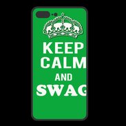 Coque  Iphone 8 Plus PREMIUM Keep Calm Swag Vert