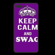 Coque  Iphone 8 Plus PREMIUM Keep Calm Swag Violet