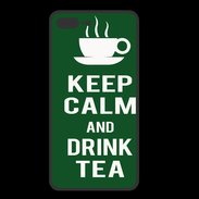 Coque  Iphone 8 Plus PREMIUM Keep Calm Drink Tea Vert