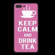 Coque  Iphone 8 Plus PREMIUM Keep Calm Drink Tea Rose
