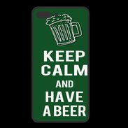Coque  Iphone 8 Plus PREMIUM Keep Calm Have a beer Vert