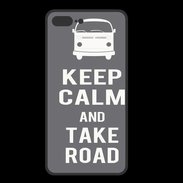 Coque  Iphone 8 Plus PREMIUM Keep Calm Take Road Gris