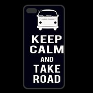 Coque  Iphone 8 Plus PREMIUM Keep Calm Take Road Noir