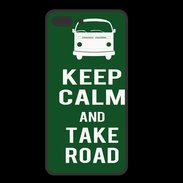 Coque  Iphone 8 Plus PREMIUM Keep Calm Take road Vert
