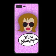 Coque  Iphone 8 Plus PREMIUM Miss Champagne Rousse