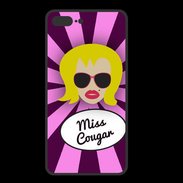 Coque  Iphone 8 Plus PREMIUM Miss Cougar Blonde